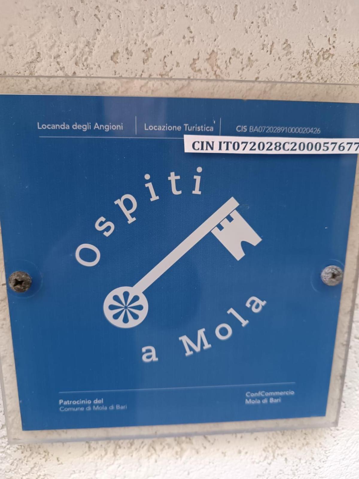 Отель Locanda Degli Angioini Locazione Turistica Мола-ди-Бари Экстерьер фото